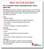 First Aid for Seizures card 