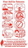 Seizure First Aid Magnet 